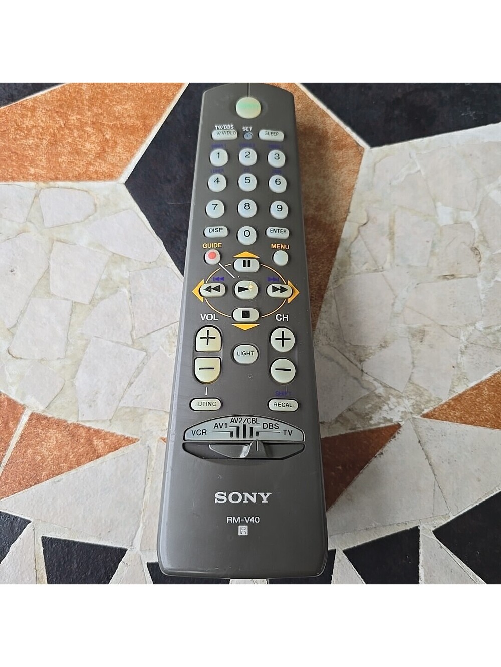 Sony Remote Control RM-V40A Cleaned Tested